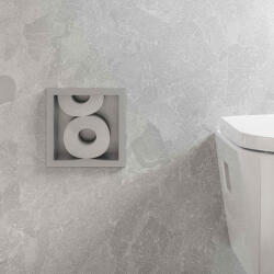 Hansgrohe XtraStoris Original falba süllyesztett WC-papír tároló, szálcsiszolt rozsdamentes acél 56058800 (56058800)