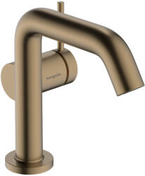 Hansgrohe Tecturis S hidegindítású mosdó csaptelep 110 Push-Open lefolyógarnitúrával, szálcsiszolt bronz 73322140 (73322140)