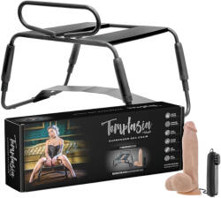 Temptasia - scaun sexual cu vibrator - negru/natur (819835029809) Vibrator