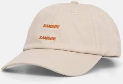 Samsoe Samsoe pamut baseball sapka SAADDIE bézs, nyomott mintás, U10000001 - bézs Univerzális méret
