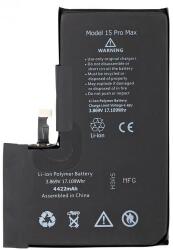 Apple iPhone 15 Pro Max 4422mAh, Akkumulátor + ragasztó (OEM) Li-Ion (Nincs felugró ablak, 100%-os állapot)