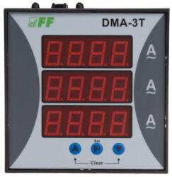 FF Filipowski DMA-3T Áramerősség mérő, digitális, 3 fázis, előlapra, szerelhető (DMA-3T) (DMA-3T)