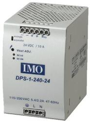IMO DPS-1-240-24DC, 10A Tápegység, 240W, be: 115/230VAC ki: 24VDC 10A (DPS-1-240-24DC) (DPS-1-240-24DC)