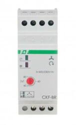 F&F CKF-BR Fázisfigyelő relé, (asszimetria, kiesés, sorrend) állítható, 250V AC / 10A, 3x400V AC, 4s, IP20 (CKF-BR) (CKF-BR)