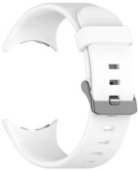 Google Pixel Watch 3 (45 mm), szilikon pótszíj, állítható, fehér