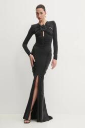 Elisabetta Franchi ruha fekete, midi, testhezálló, ABR3251E2 - fekete 38