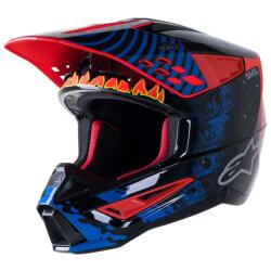 Alpinestars SM5 Solar Flare Red/Blue bukósisak, L (M140-2049-L)