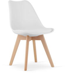 Klubfotel Étkezőszék Oslo/Mark - fehér