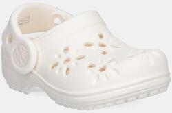 Crocs papucs CLASSIC FLORAL CUT OUT CLOG KIDS bézs, 210944 - bézs 19/20