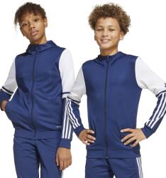 Adidas gyerek felső sötétkék, mintás, kapucnis, JD4800 - sötétkék 140