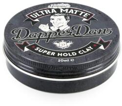 Dapper Dan Ultra Matte Super Hold Clay hajformázó, 50 ml