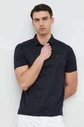 Giorgio Armani poló sötétkék, férfi, sima - sötétkék XL