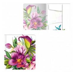 ErichKrause műanyag gumis mappa / irattartó A5+ - Tropical Flowers (FR-49354)