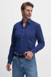 Calvin Klein ing férfi, galléros, rózsaszín, slim, K10K108229 - sötétkék 39