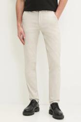 Calvin Klein nadrág férfi, bézs, testhezálló, K10K113429 - bézs 34/32