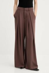Isabelle Blanche nadrág piros, magas derekú széles, IS25SS-P041-T008 - barna S