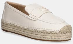 Coach bőr espadrilles Camilla bézs, platformos, CR045 - bézs Női 38