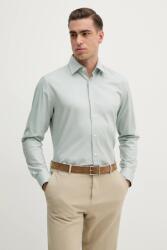 HUGO BOSS ing férfi, galléros, zöld, slim - zöld 39