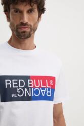 Red Bull Racing x Pepe Jeans pamut póló fehér, férfi, nyomott mintás, RM500001 - fehér XXL