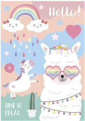 POL-MAK Láma Time to Relax A/4 gumis mappa (PKK765840B)