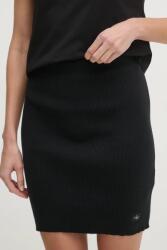 Calvin Klein Jeans szoknya fekete, mini, ceruza fazonú, J20J224865 - fekete S