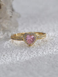 ElectraStore Inel Reglabil Pandora Style Gold Pink (C4067)