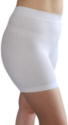 Hana Rövid szárú bordázott fehérnemű Fehér, XL/2XL 93187