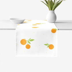 Goldea napron de masă 100% bumbac - portocale 50x120 cm Fata de masa