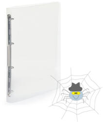 KARTON P+P PP Gyűrűskönyv A4, 4 gyűrűs 2cm gerinc áttetsző - transzparens