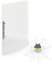 KARTON P+P PP Gyűrűskönyv A4, 2 gyűrűs 2cm gerinc áttetsző - transzparens