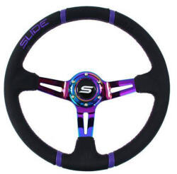 SLIDE Steering wheel SLIDE 350mm offset: 90mm Leather NeoChrome
