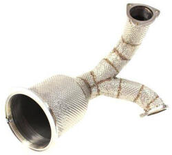 TURBOWORKS Downpipe Audi S4 B9 S5 BF 3.0 TFSI Heat Shield