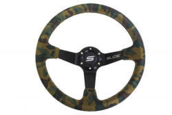 SLIDE Steering wheel SLIDE 350mm offset: 80mm Suede Camo