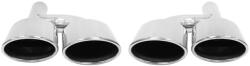 TURBOWORKS Exhaust Pipe End 126x74mm input 51mm Mercedes C63 AMG