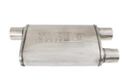 TURBOWORKS Rear Center Muffler 70mm TurboWorks LT 409SS 355mm - llracing - 28 430 Ft