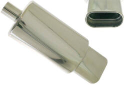 TURBOWORKS Rear Muffler TurboWorks 76x148mm inlet 57mm