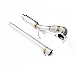 RM MOTORS Downpipe AUDI A3 8P 1.8, 2.0 TFSI + silencer