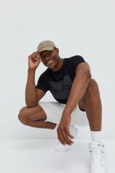 HUGO pamut póló fekete, nyomott mintás - fekete XXL - answear - 18 990 Ft