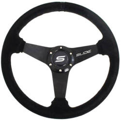 SLIDE Steering wheel SLIDE 350mm offset: 20mm Suede Black