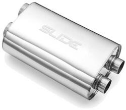 SLIDE Center Muffler 70mm SLIDE 304SS 350mm - llracing - 50 280 Ft