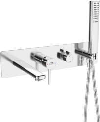 Laveo POLA kádcsap rejtett beépítésre zuhanyszettel, króm (BAP_011P)