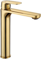 Laveo GAVA magas mosdócsap pop-up leeresztővel, arany (BQG_G2ND)