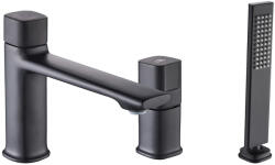 Laveo TORES süllyesztett kádcsap, 3 részes, fekete (BVT_713D)