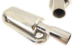 TURBOWORKS Rear Muffler TurboWorks 76mm inlet 63, 5mm - llracing - 48 120 Ft