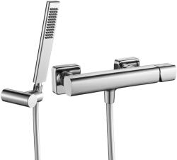 Laveo TORES falra szerelhető zuhanycsap zuhanyszettel, króm (BVT_041D)