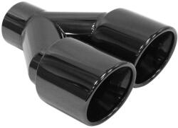 MTUNING Exhaust Tip 89mmx2 enter 63mm Black Chrome Right