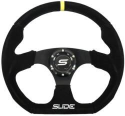SLIDE Steering wheel SLIDE 350mm offset: 25mm Suede Yellow