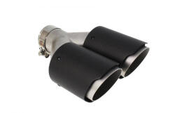 MTUNING Exhaust Tip 89mmx2 enter 63mm Carbon Matte