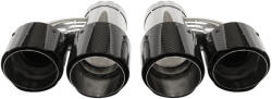 MTUNING Exhaust Tip 101mmx2 enter 76mm Carbon Gloss Set - llracing - 67 270 Ft