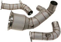 TURBOWORKS Downpipe Audi SQ5 Q7 S4 B9 S5 F5 Porsche Panamera 971 Cayene 9YA VW Touareg 3.0 TFSI Heat Shield